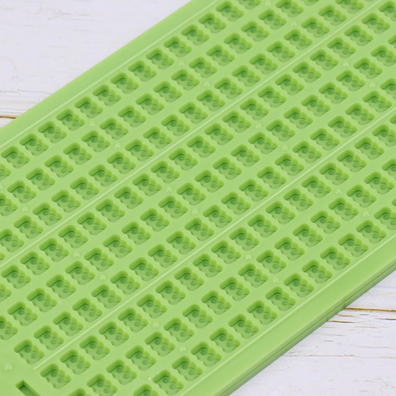 1Set 9 Lines 30 Cells Plastic Braille Writing Slate With Stylus plastic braille writing slate