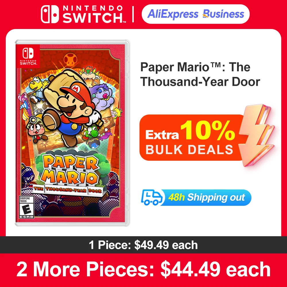 

Paper Mario The Thousand Year Door игры на нинтендо switch, Карточка из бумаги для игры «Марио», «тысячегодняя дверь», «Nintendo Switch», 100% официальная игра, карточка для ролевых игр, жанр для Nintendo Switch
