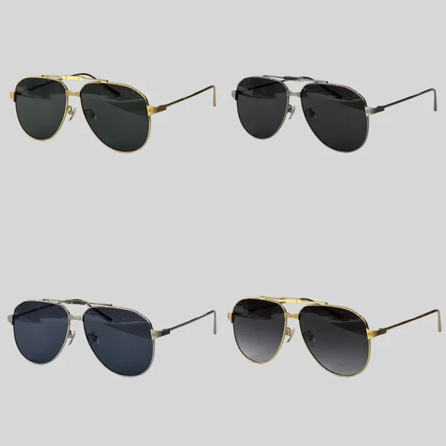 2023 Fashion Pilot Sunglasses For Men Personality Classic Retro