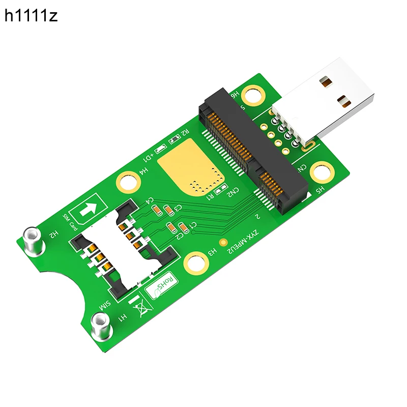 미니 PCIE 모듈 USB 3.0 네트워크 어댑터 카드 라이저, SIM 슬롯 전원 LED 지원, WWAN LTE GPS 미니 PCI 익스프레스 카드, 3G, 4G