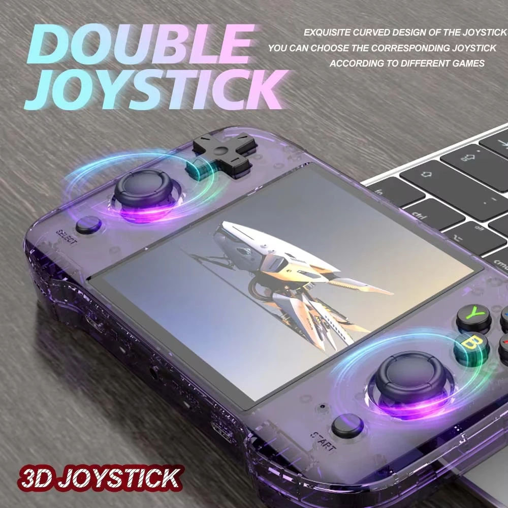 R46S Open-Source Retro Handheld Game Console 720*720 4 Inch IPS