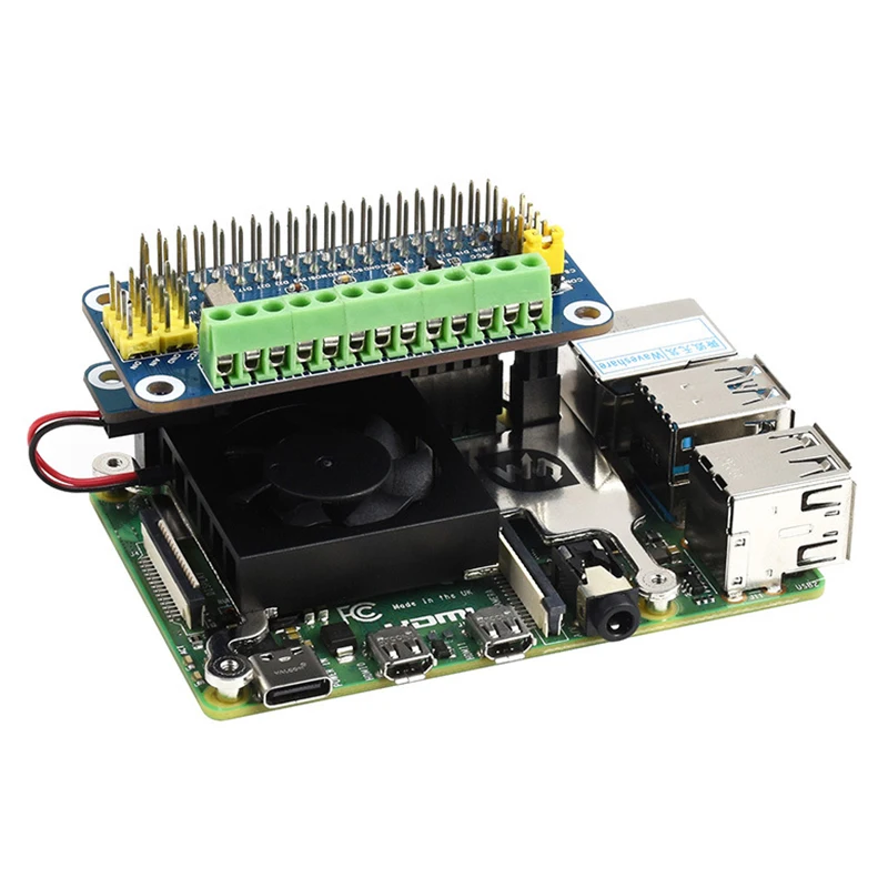 Waveshare CPU ð ǳ,   4B, 3B +, 3B , GPIO ̽    ˷̴ ձ 귡Ŷ 