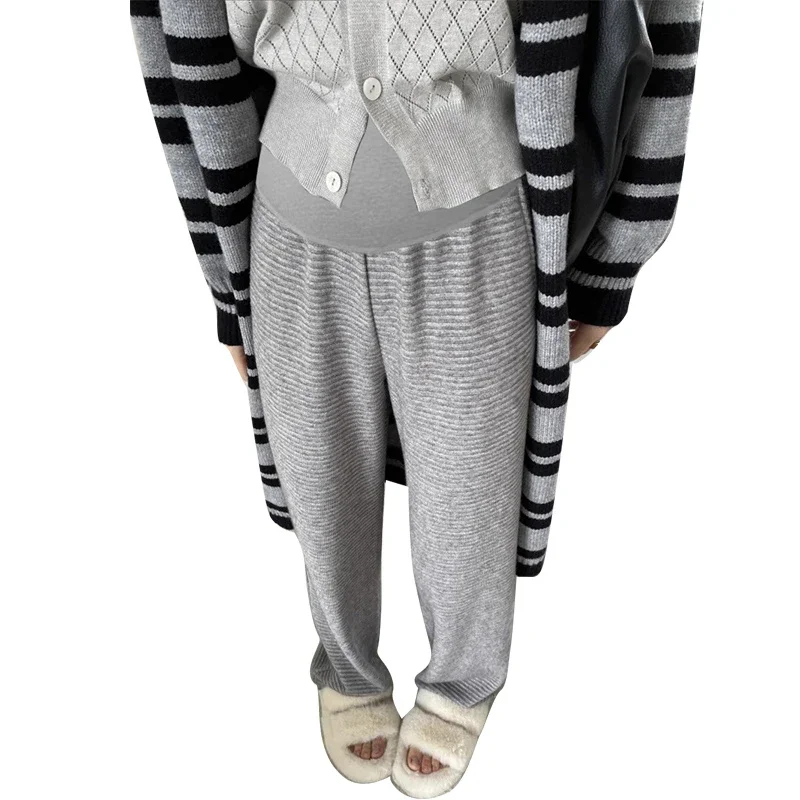 Maternity Pants Trousers For Pregnant Women Wear Easy Casual Pregnancy Clothes Overalls Ninth - Image 5