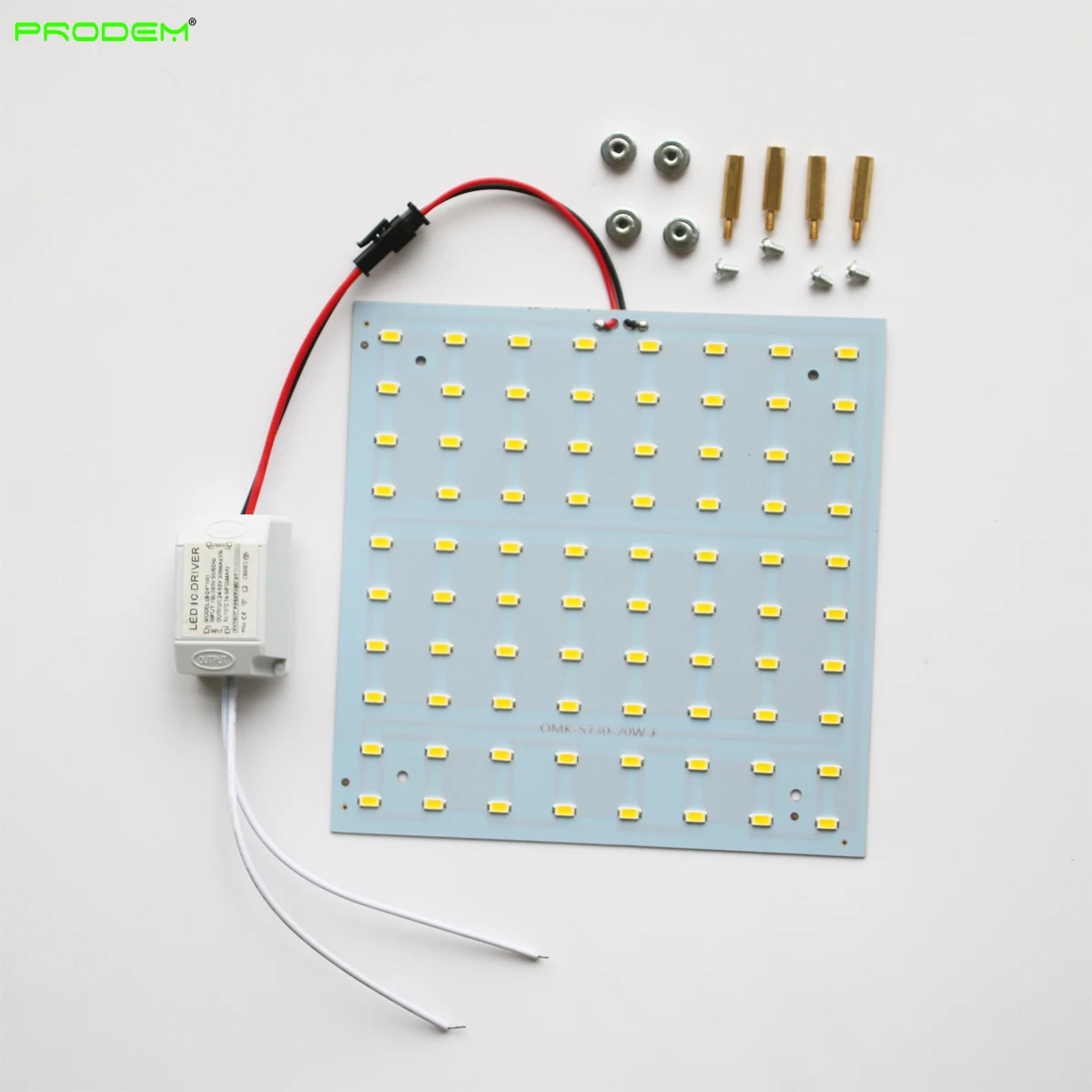 2년 보증 표면 장착 20W LED 램프 키트 천장 조명 패널 PCB 15*15cm 220V 230V 240V 2100lm 차가운 따뜻한 흰색