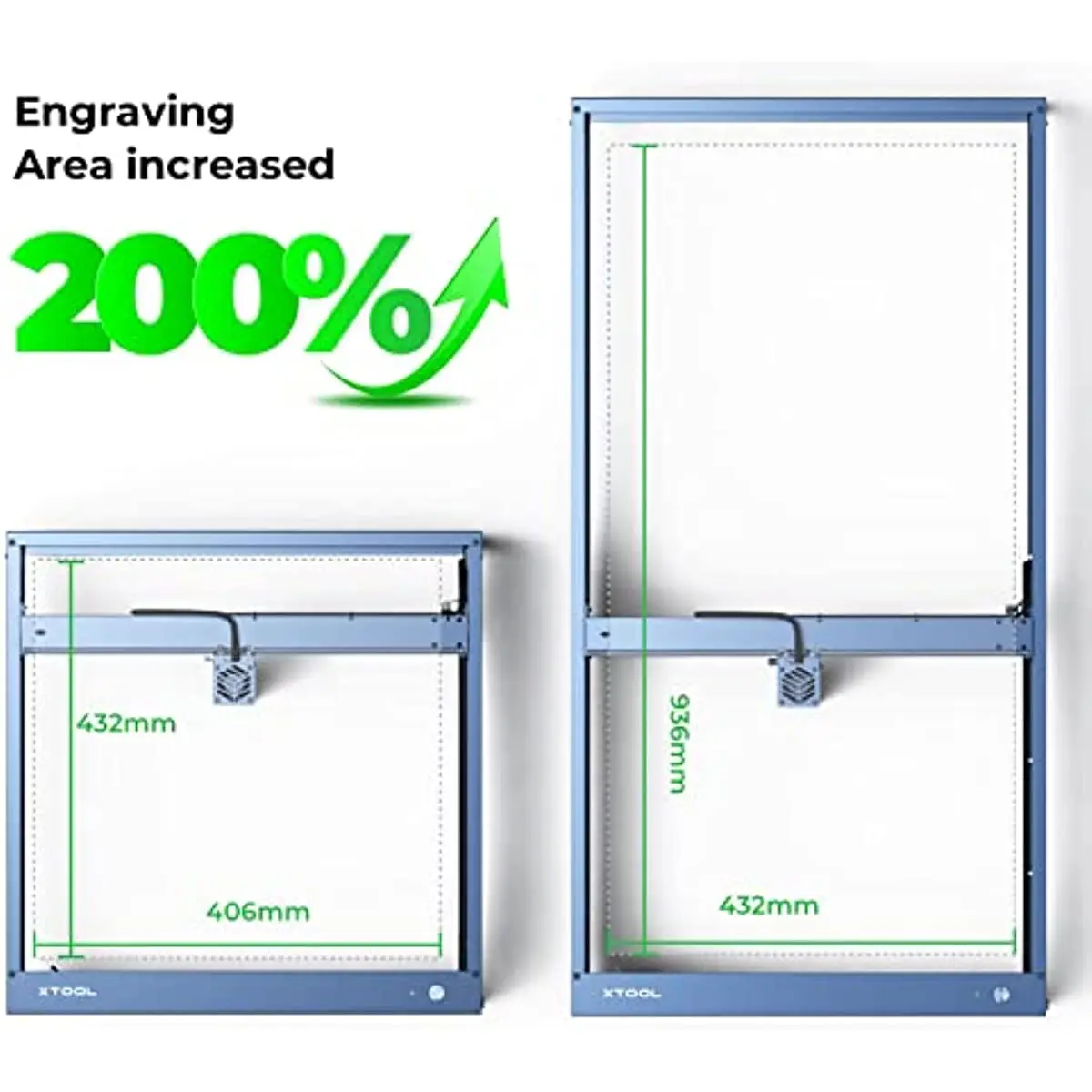 xTool Enclosure: Foldable and Smoke-proof Cover for D1/D1 Pro and Other Laser Engravers P5010171