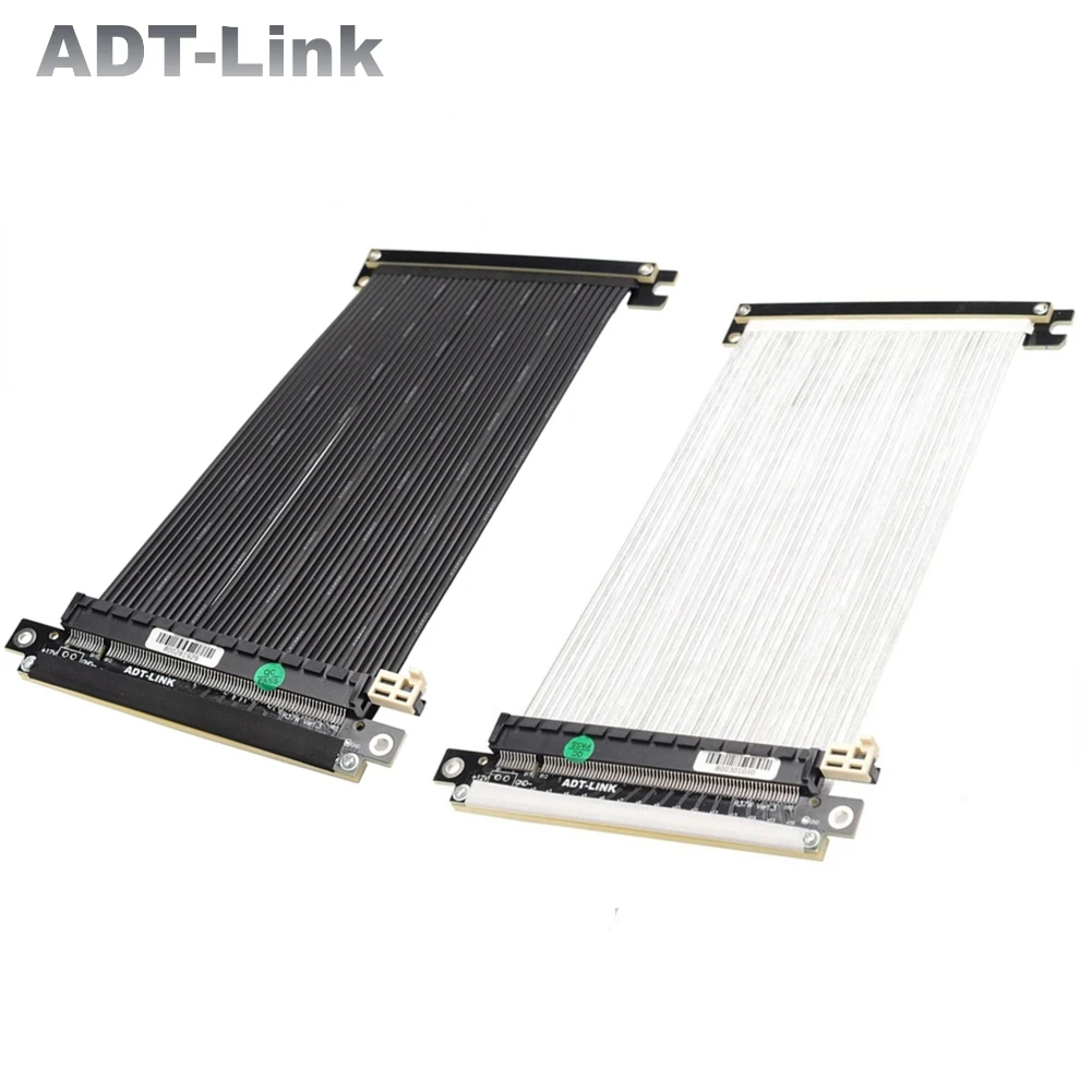 Cavo Riser Pcie 4.0 / 3.0 X16 Cavo Di Prolunga Gpu Flessibile Ad Alta Velocità A Doppia Faccia Da 180 Gradi Per Rtx 4090 4080 4070 Rx 7900 Xt