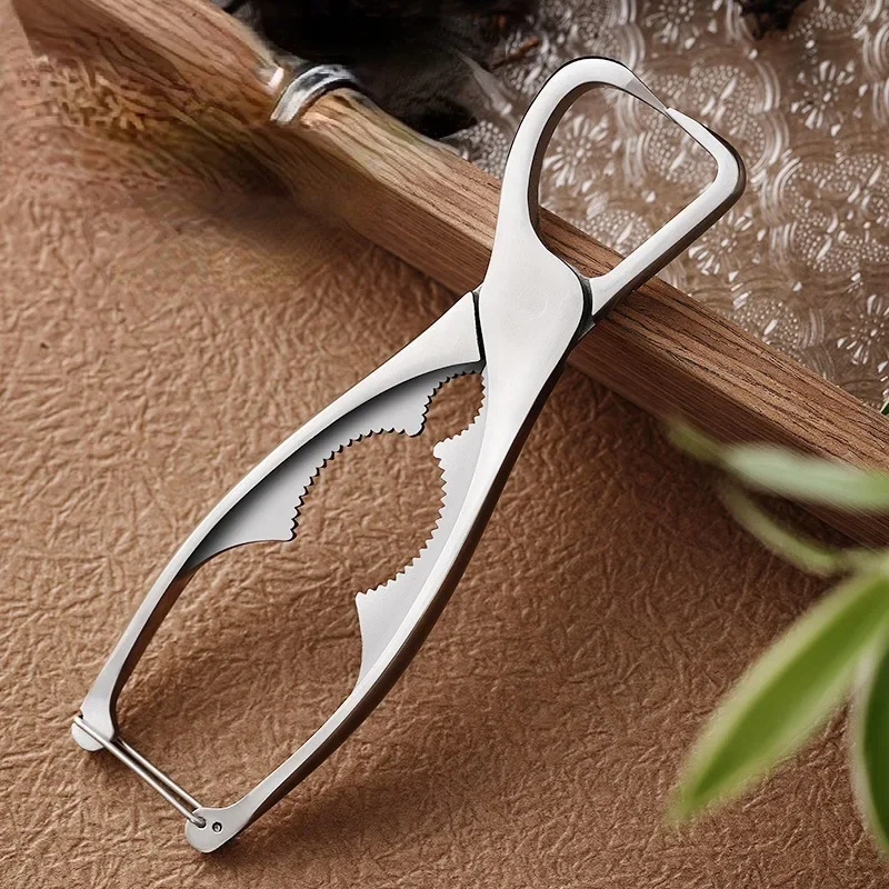 Stainless Steel Tea Pliers Multifunction Manual Thickened Jaws Puer Tea Clips For Puer Cake Red Ceremony Accessories tea cutter
