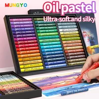 MUNGYO 24/48Colors Gallery Artist's Soft Oil Pastel for Graffiti DIY Painting Drawing Pen Art Supplies School Stationery 2