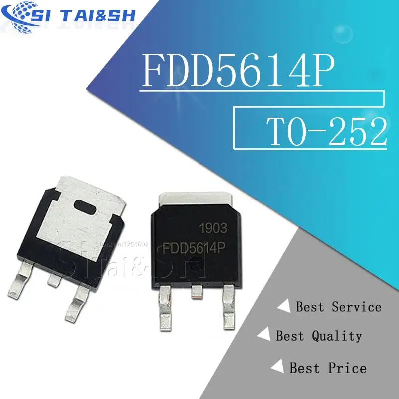 10PCS FDD8447L TO-252 FDD8447 MOS FET transistor FDD4141 FDD5614P ...