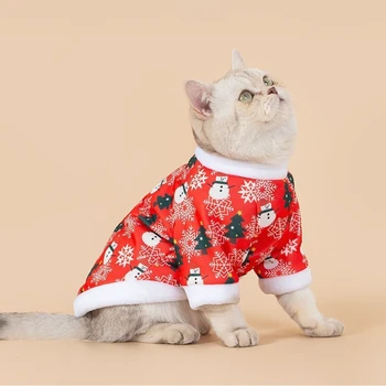 Warm Christmas Pet Clothes 1