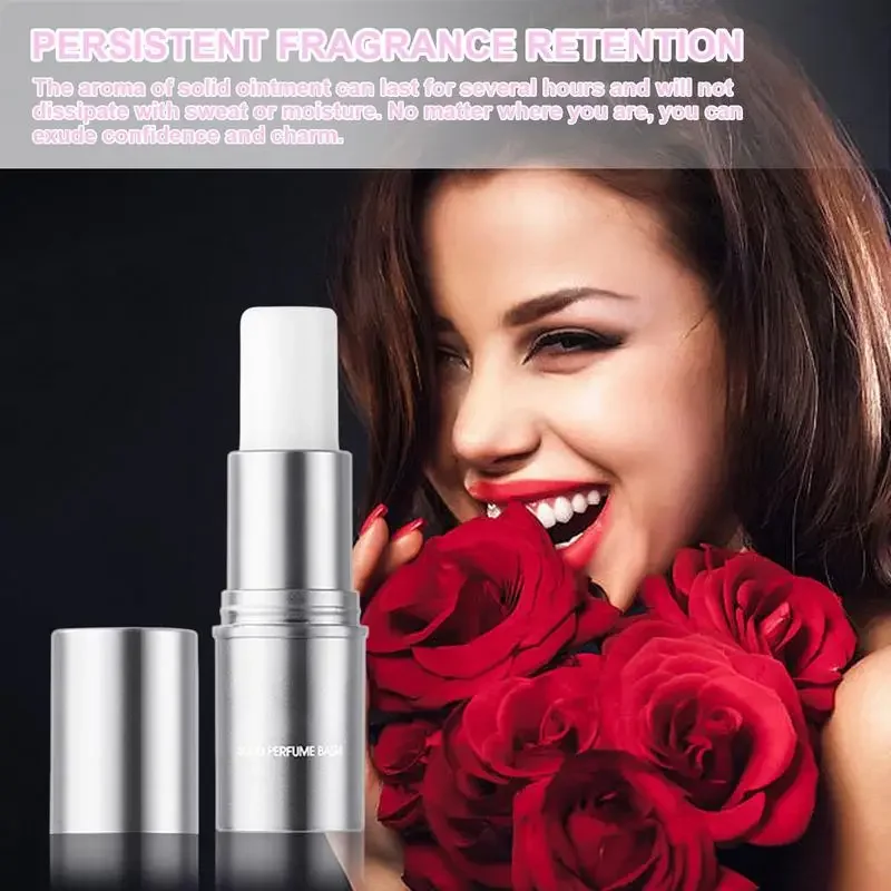 Sdatter Perfume Stick Travel-Friendly Long-Lasting Perfume Balm Women\'s Fragrance For Traveling Dating Home Working Business Tri