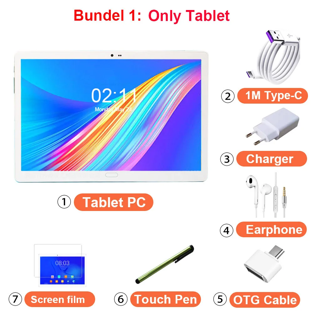 best tablet laptop Laptop 10.8 " Inch android tablets 2 In 1 10 cores 2560*1600 gaming Film Music gps wifi 4G sim card call phone With Keyboard best samsung tablet Tablets