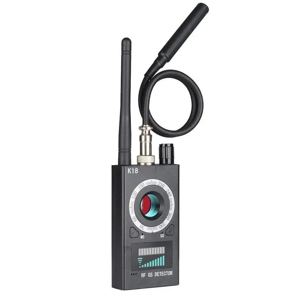 Security Protection K18 Camera Detector Multi-function GSM Audio Bug Mini Finder GPS RF Signal Spy Things Hacking Divice Detect