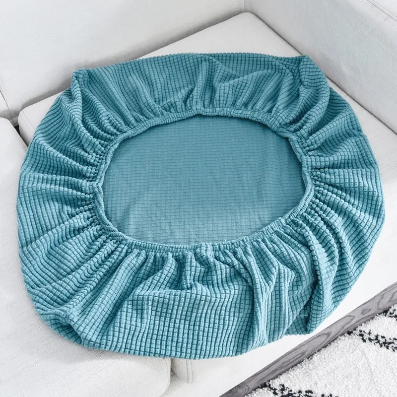 Plush Stretchable Jacquard Sofa Cushion Cover - Washable Furniture Protector