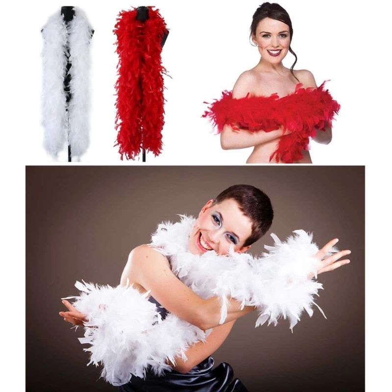 200cm Wholesale Boa Turkey Feathers for Crafts Wedding Dress Feathers Shawl