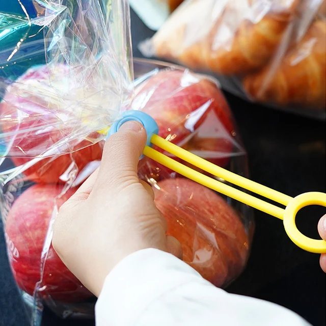 3Pc-Os Szilikon Tömítő Klipek Snack Ételek Frissen Tartó Adatkábel Tároló Multifunkcionális Kábelkötésű Kiegészítők Konyhai Eszközök - Image 3