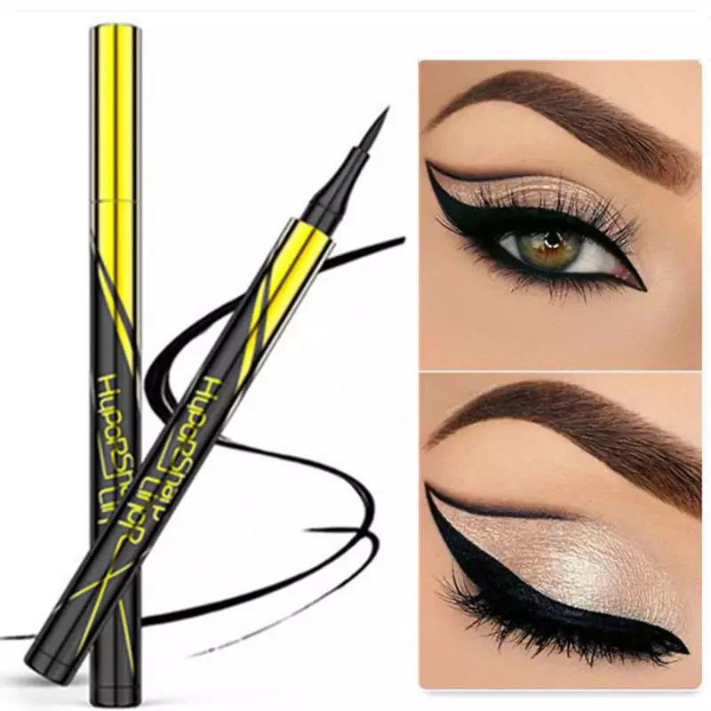 

1PC Women's Small Gold Pen Quick Dry Eyeliner Waterproof Non-Smudging Eyeliner Long-lasting Black Makeup Pen Pencil Makeup Tool