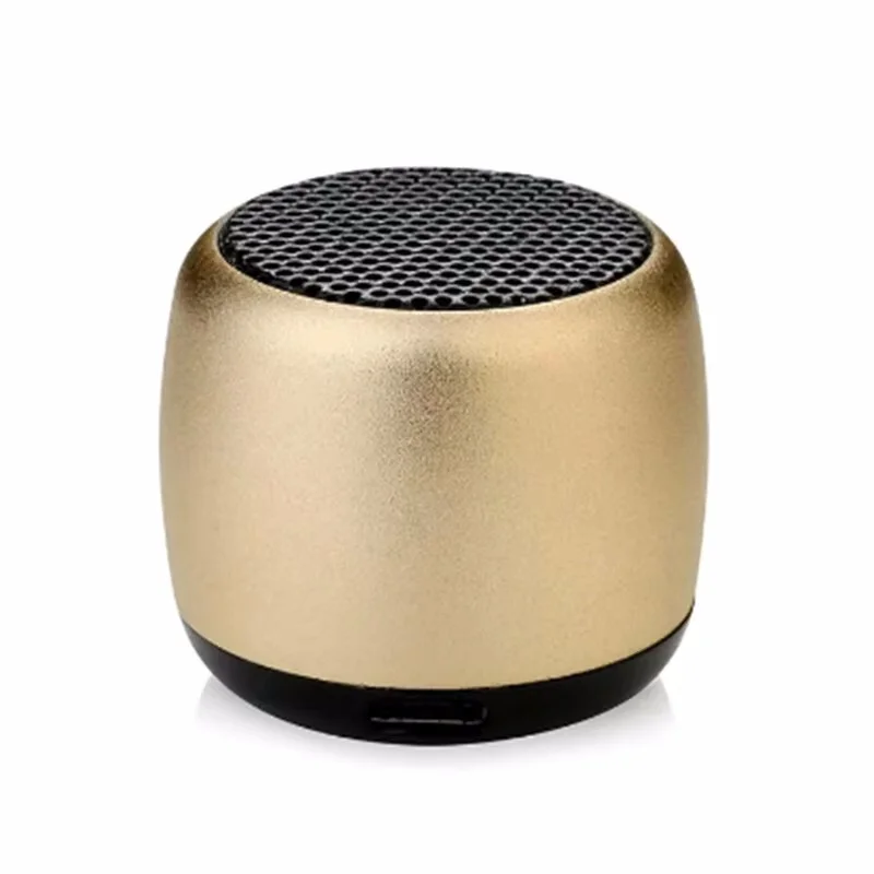 M1 Mini Bluetooth-compatible Small Speaker Portable Intelligent One Drag Two Small Steel Cannon Metal Wireless Sound Subwoofer