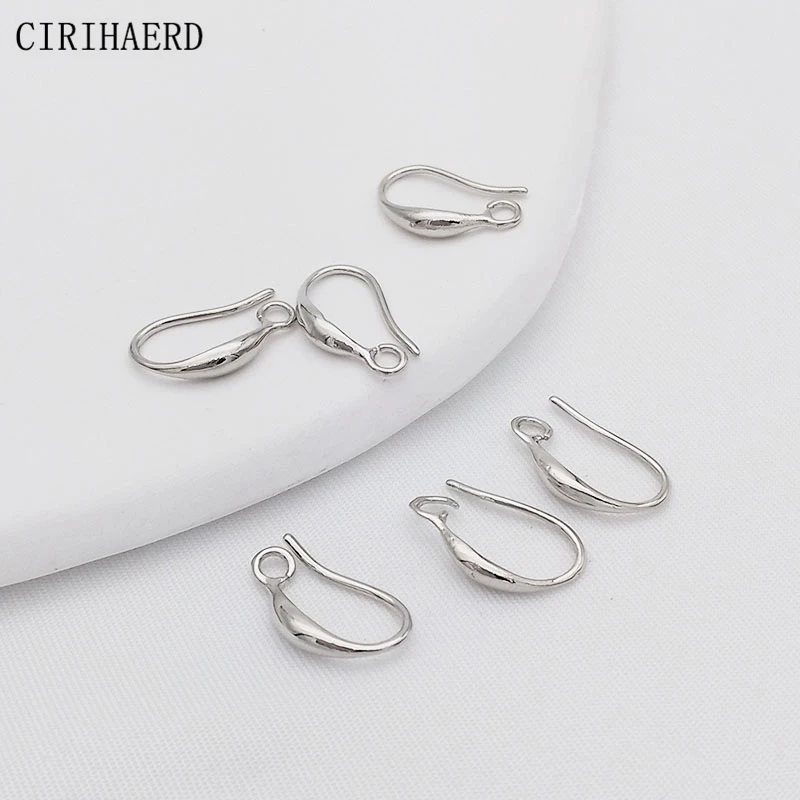 Hook Ear Wires Silver Plated Earring Findings For Jewelry Making