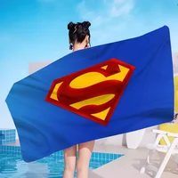 Hot Hero S-Superman Cool Towel Portable Beach Gym Swimming Home Soft Cotton 1