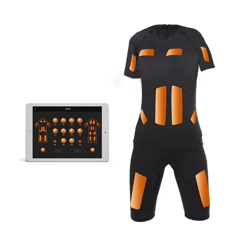 

Customization silicone full body wireless ems trainer training fitness suit ems training suit