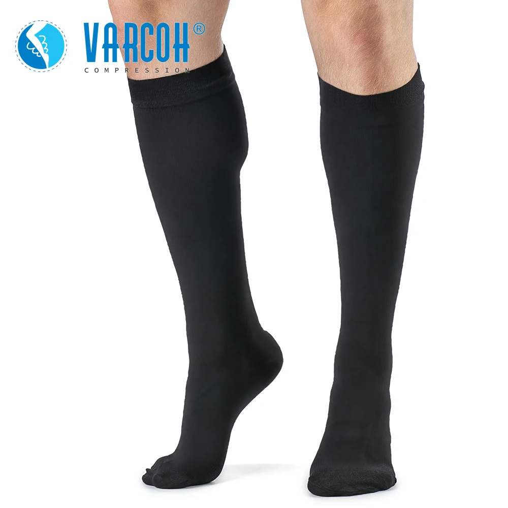 40-50 mmHg men's compression socks - optimal support for running, sports, hiking, varicose veins blood circulation varicose veins cream relieves phlebitis angiitis inflammation blood veins spider veins treatment ointment