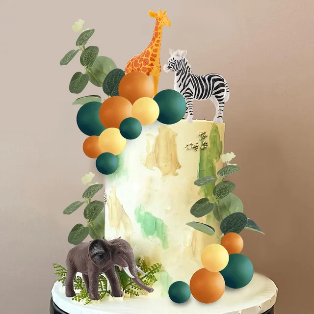 72 Decorazioni Torta Animali Foresta - Stuzzicadenti Per Cupcake, 8 Stili Giungla, Per Feste Bambini - Foto 8