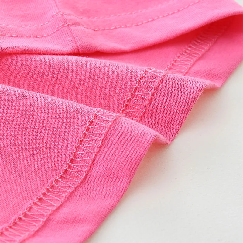 Kids Clothes Tops Korean Baby Girls Blouses T-shirt Cartoon Hearts Rainbow Cotton Tops Chidlren's Clothing