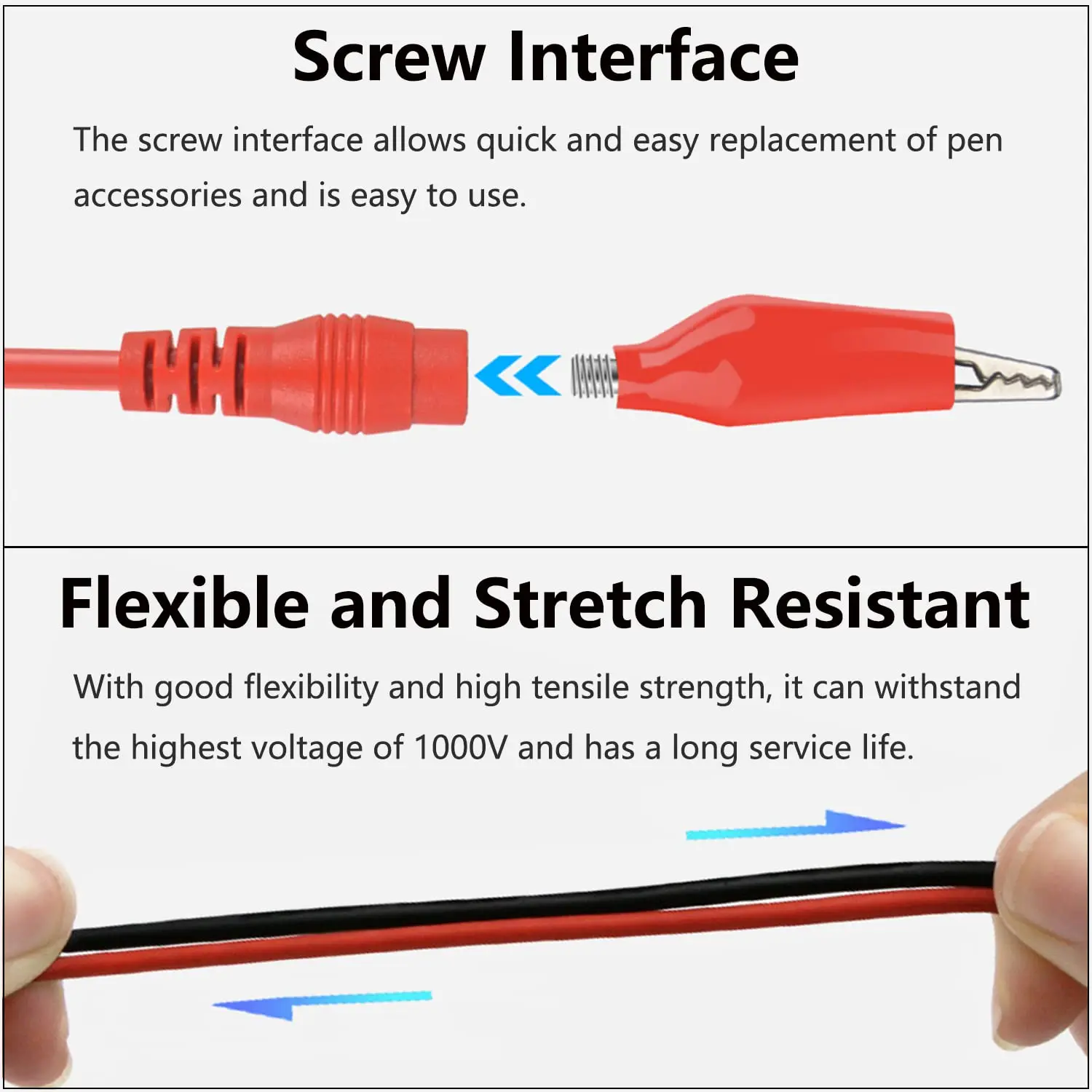 16-in-1 Multimeter Test Leads Kit Replaceable Silicone Jumper Wires with Electronical Alligator Clips Probes Banana Plug multimeter test leads kit