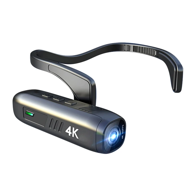 

4K 30FPS Head Mounted Camera Wearable Wifi Video Camcorder Camera 120°Wide Angle Lens Anti-Shake APP Control Camera