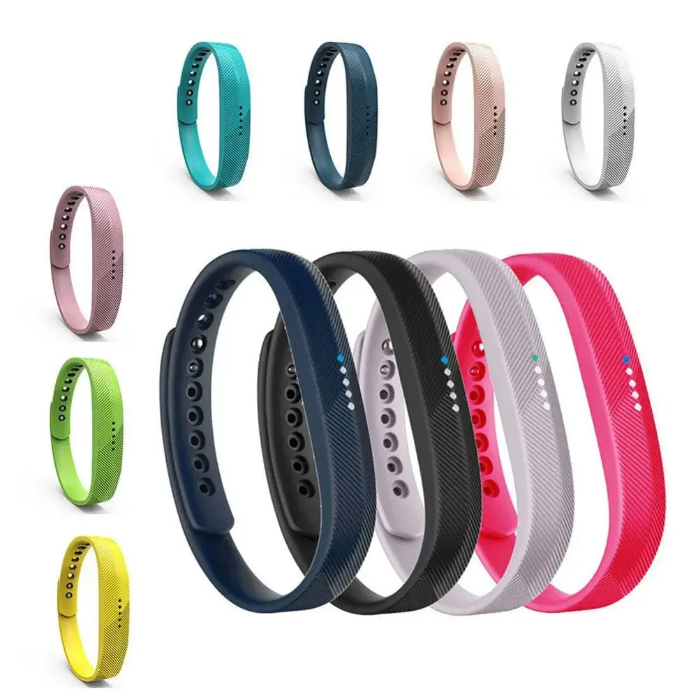 Silicone Wristband Strap for Fitbit Flex 2 - Durable Replacement Band for Smart Bracelet