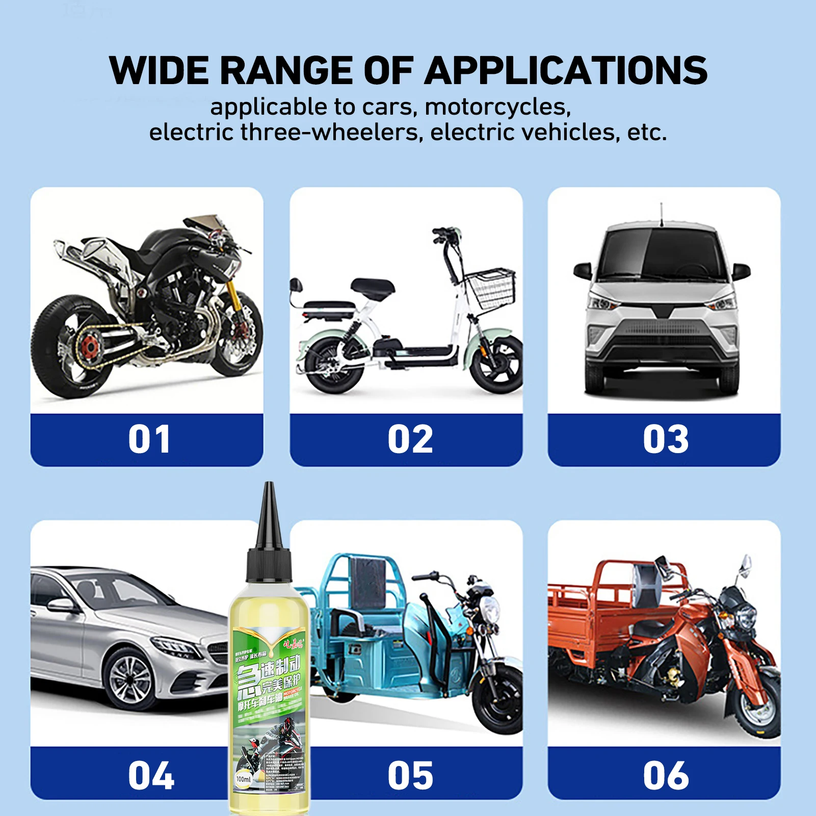 Brake Fluid bicycle brake oil motorcycle brake fluid DOT 4 Bikes Brake Fluid 100ml Mineral Oil Motorcycle Oil Automotive For High Temperature