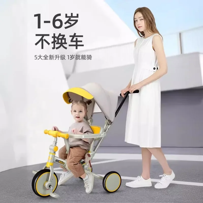 Balancing bicycle Children's bicycle Multi-functional pedal-free three-wheeled scooter 1-3 Baby scooter