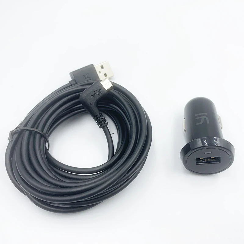 Per Xiaomi Yi Car Charge Mini Usb Port Yi Caricabatteria Da Auto Adattatore Per Auto Per Dash Cam Per Cavo Yi Cavo Micro Usb Per Auto Dvr