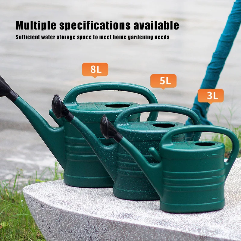 

1PCS Garden Watering Can with Long Mouth Handle Large Capacity 5/8L Watering Kettle Sprinkler for Indoor Outdoor Flower Plants