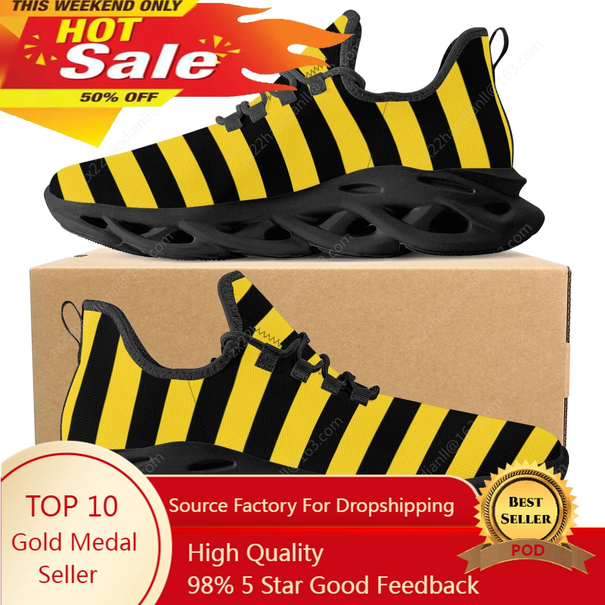 Color Striped Design Fashion Funny Sneakers Mens Womens Teenagers Breathable Mesh Casual Running Shoes Lace-Up Basketball Shoe