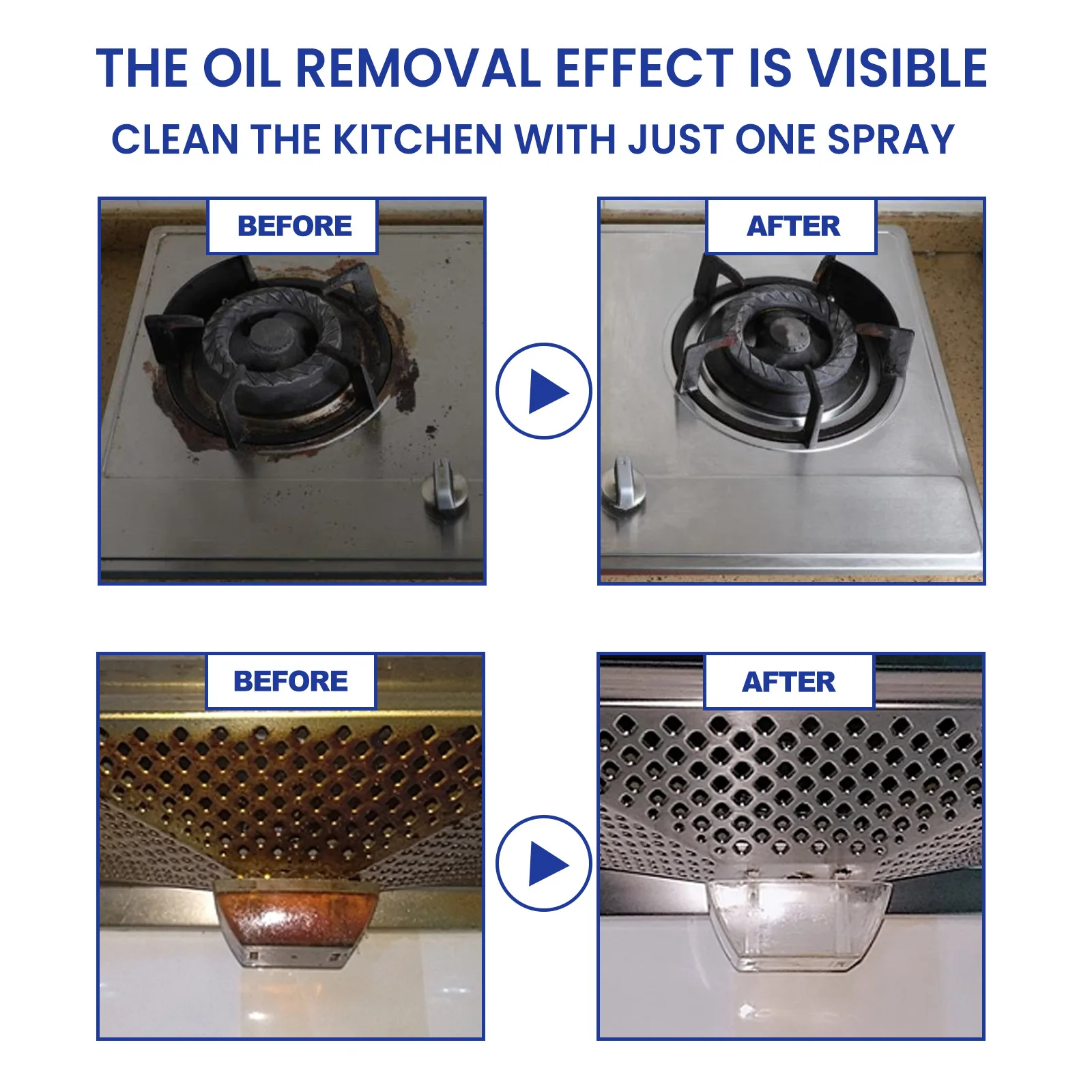 All Purpose Bubble Cleaner Kitchen Grease Grime Cleaner Cookware Heavy Oil Cleaning Rust Remover Multipurpose Oil Cleaning Foam