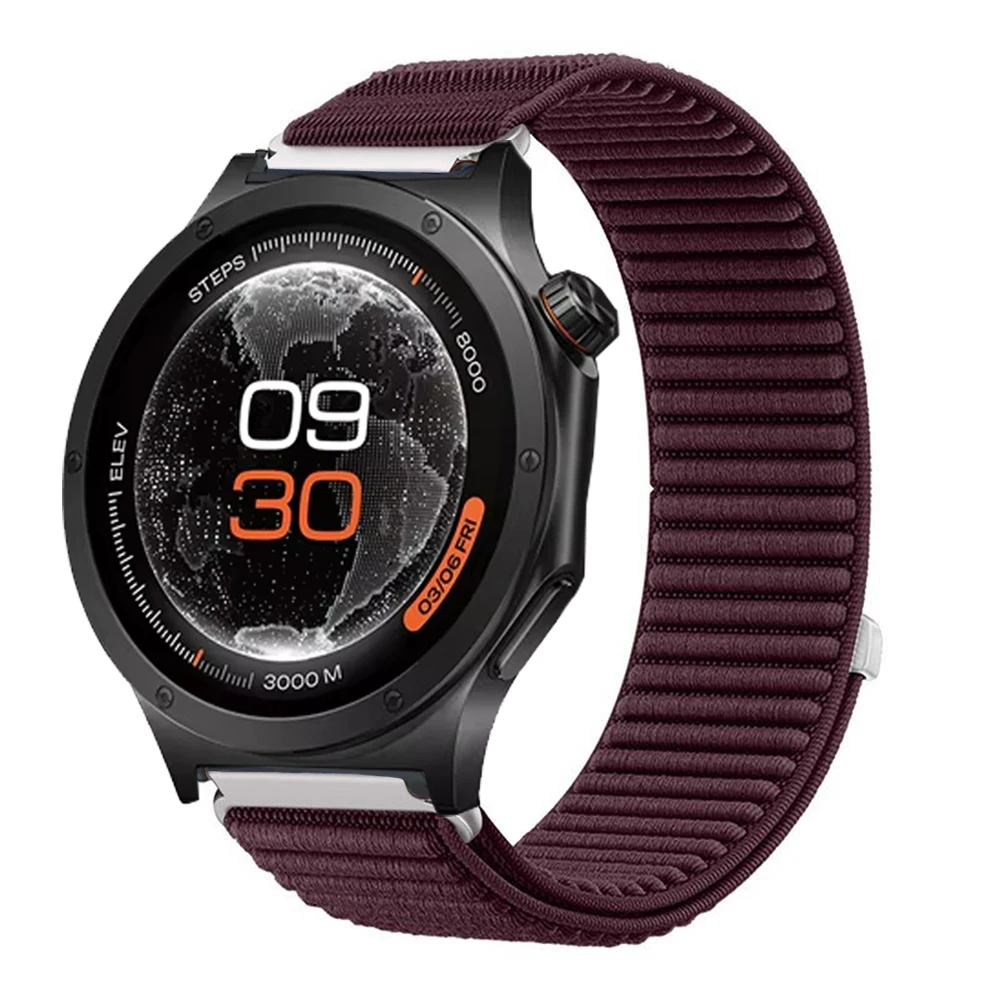 Enhanced Sport Nylon Loop Band - Premium Smartwatch Accessory Bracelet, 22mm Watch Strap