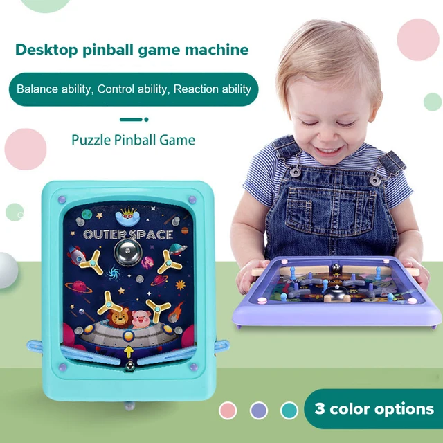 Children Desktop Pinball Game Machine Fun Parent-Child Interactive Pinball Games Toys Kids Table Shooting Board Games 2