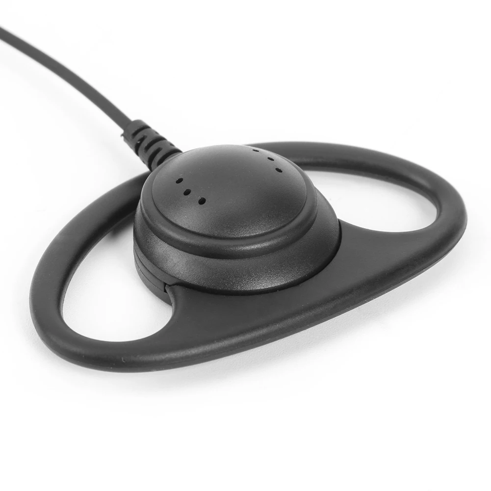 D Shape 2Pin K Head PPT Earpiece Headset Anti Noise for Baofeng Kenwood Catering Hotels Outdoor