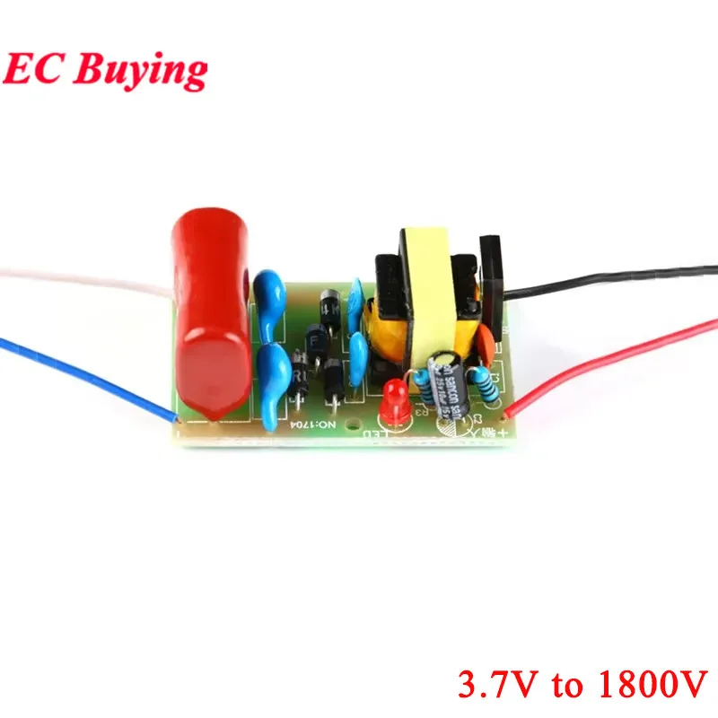 Module élévateur DC 3-4.2V à 1800V, Moteur à Impulsion D'arc Avec Condensateurs Haute Tension Et Module D'alimentation 3.7V à 1800V