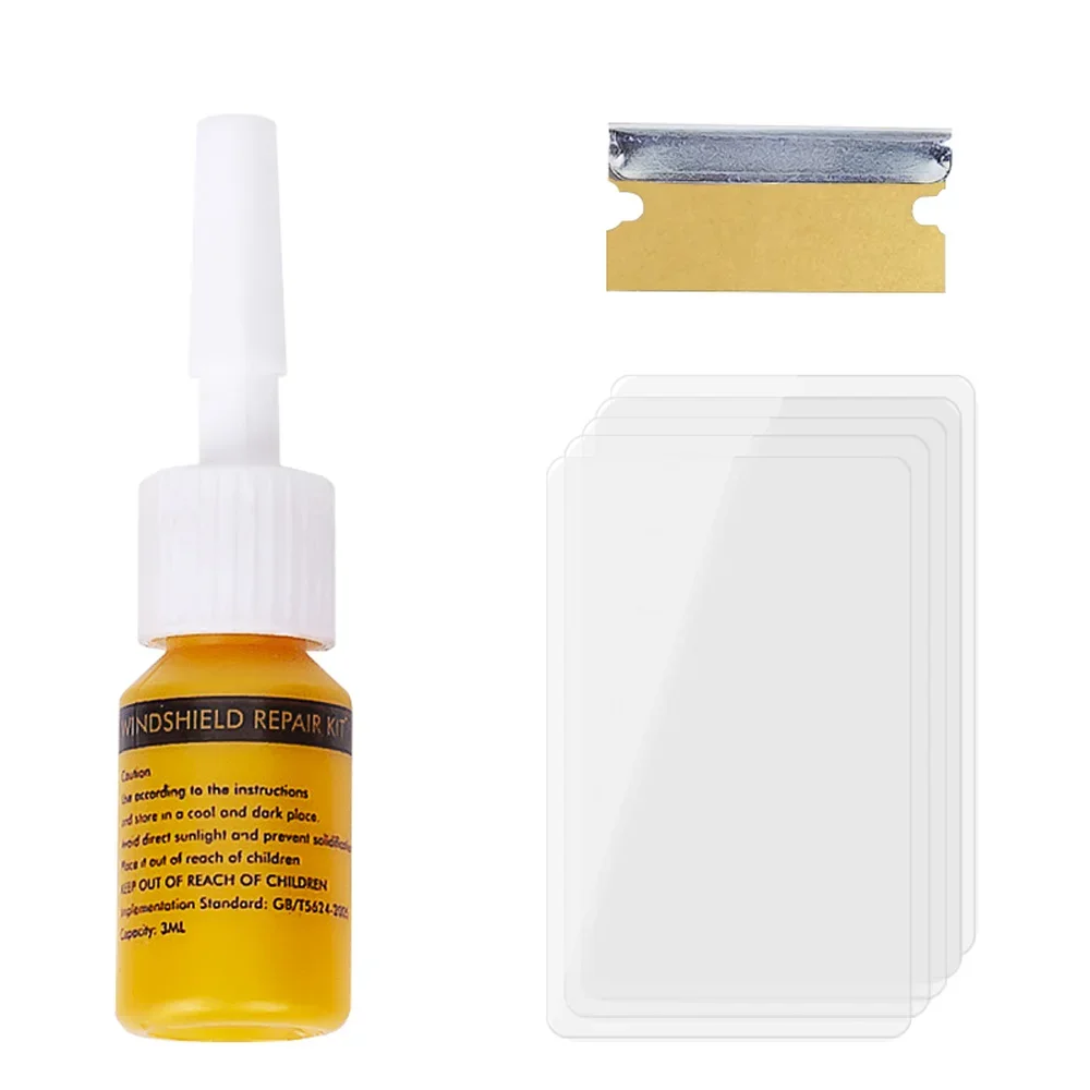 DIY Casement Glass Repair Kit - 5 Pieces - High Quality & Easy-to-Use - For A Quick & Efficient Fix Resin Adhesive