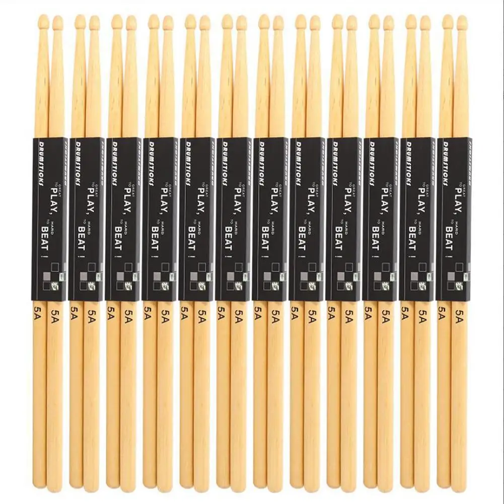 Een paar 5A/5B/7A Drumsticks Hickory Hout Drumstok... - Vicedeal Een paar 5A/5B/7A Drumsticks Hickory Hout Drumstok... - Vicedeal