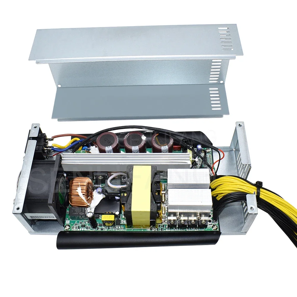 SENLIFANG 2U Single Channel 2000W ETC RVN Mining Rig Miner 10x6Pin Efficiency Device For BTC Antminer Bitcoin S7 S9 Power Supply