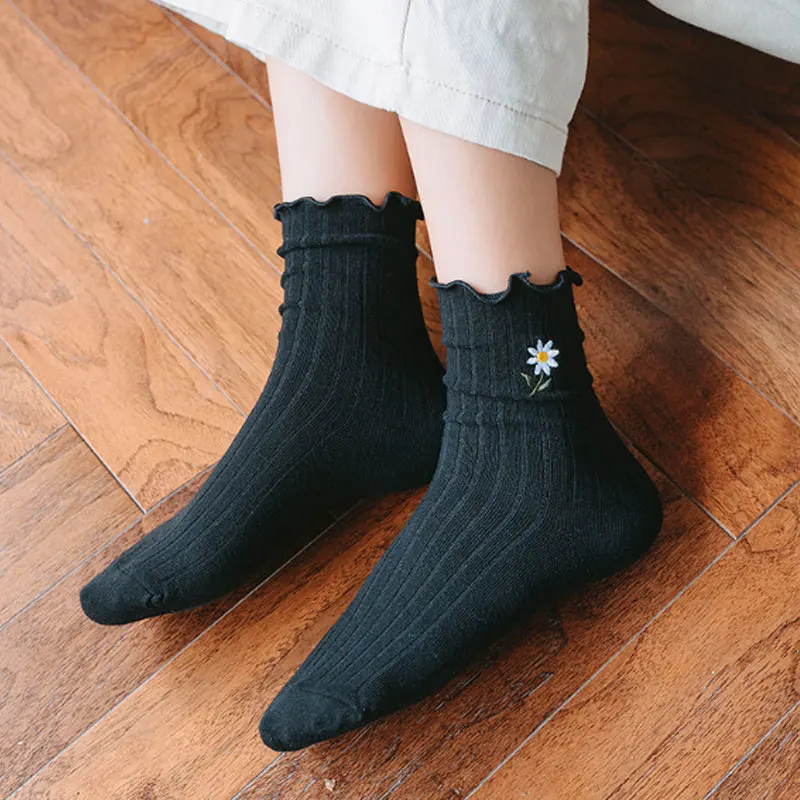 Рисунок 2 - 1 пара, женские носки с цветочной