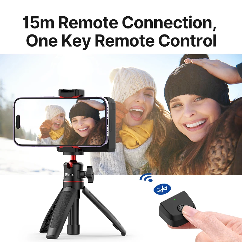 Ulanzi CG-02 Handle Selfie Grip Fill Light Mobile Phone Anti-shake Selfie Booster Holder selfie stick,mobile phone holder,sports camera selfie stick,cell phone selfie stick,smartphone selfie stick,smartphone shooting holder,phone camera shutter grip