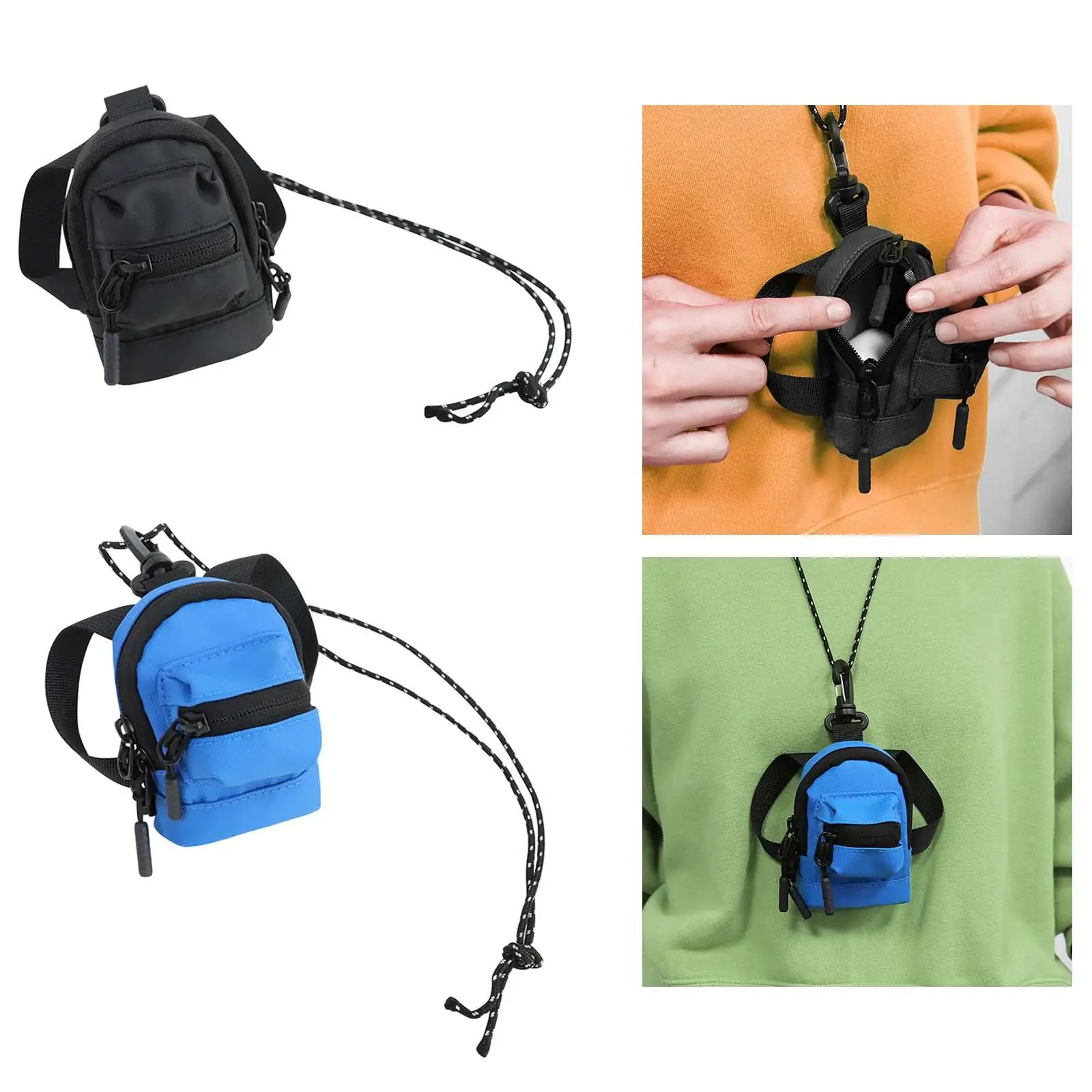 

Travel Neck Pouch Durable Earphone Carrying Case for Camping Fishing Outdoor