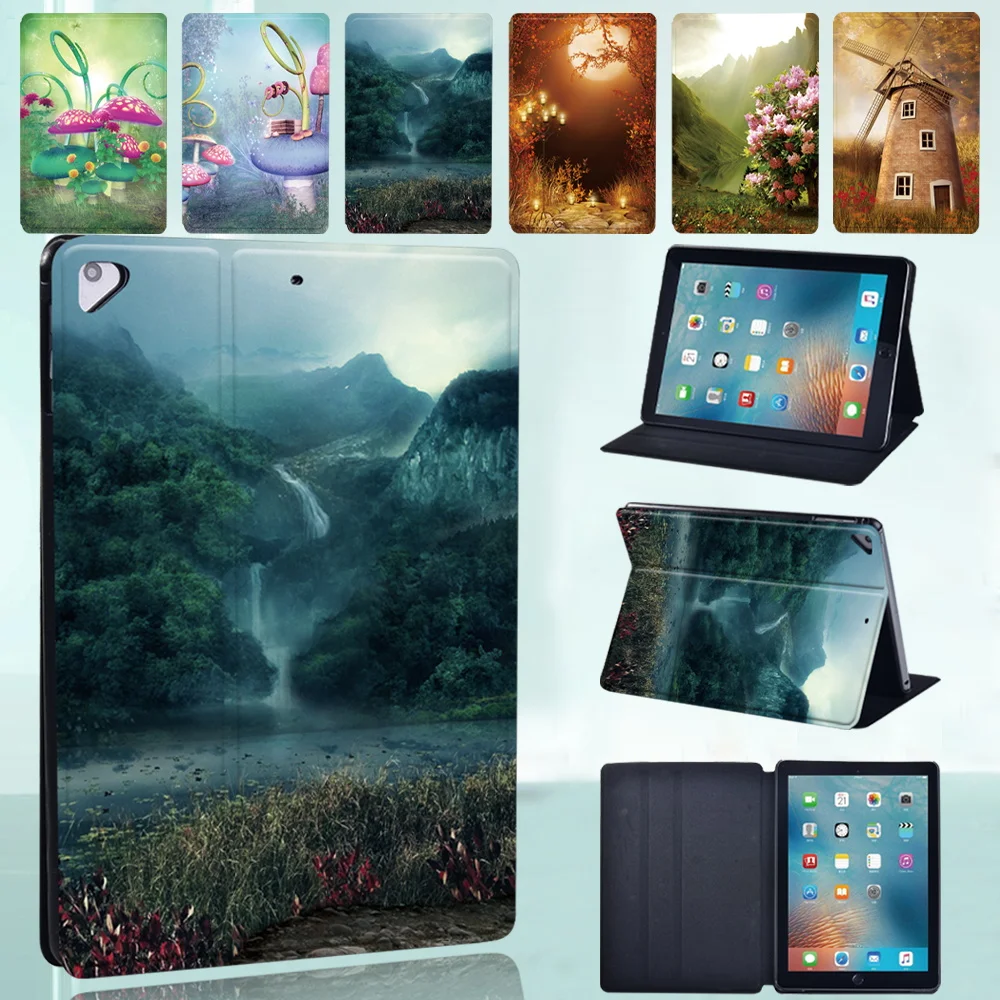 

Чехол для IPad Air 5 2022/Air 4th 10,9 дюйма, чехол, чехол из искусственной кожи, чехол для IPad Air 1 Air 2 9,7 дюйма, подставка для планшета, защитный зажим