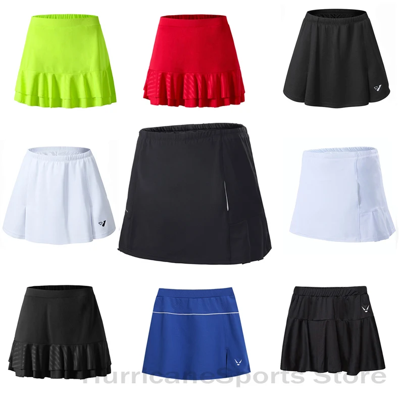 Falda tenis para mujer, faldas deportivas con pantalones cortos de seguridad, de tenis para correr, falda de Bádminton de secado rápido, nueva AliExpress
