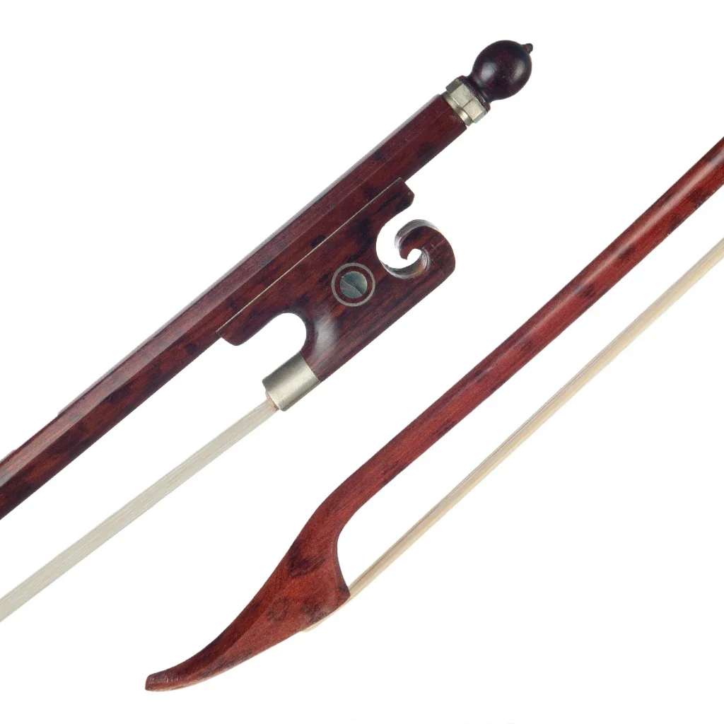 Professional Snakewood Bow 16'' Viola  Baroque Style  Round Stick  Frog W/ Paris Eye Inlay Fast Response